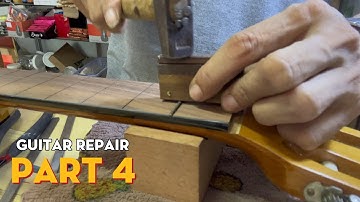 Complete Classical Guitar Refret and Setup Part 4