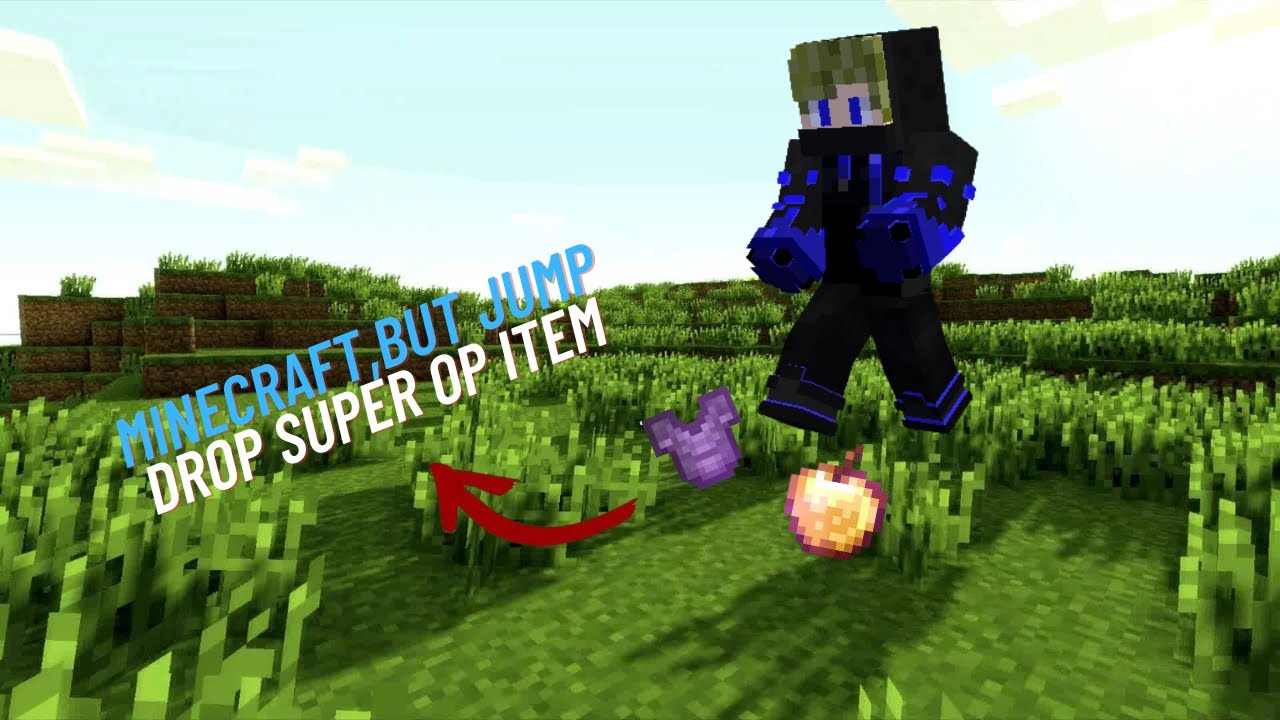 HOW TO DOWNLOAD Minecraft, But Jumping Gives Extremely OP Items IN ...