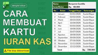 How to Create a Monthly Payment Card | Excel Workshop Tutorial