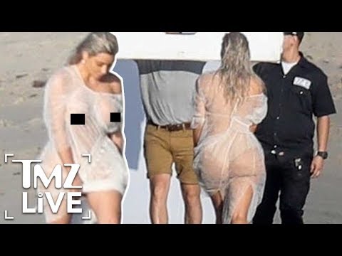 Kim Kardashian Naked On A Beach, Again! | TMZ Live - YouTube