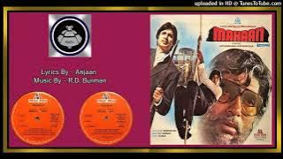 Kishore Kumar - Jidhar Dekhoon - Anjaan -Music - R.D. Burman - Mahaan 1982 - Vinyl 320k Ost