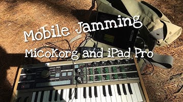 Mobile Jamming w/Microkorg and iPad Pro