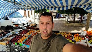 امرأة إسبانية رجعت إشترت من عندي وشكرت كل الفواكه و الخضر 🍉🥭🍈التي أبيعها فقلت لها عرفت أنكي سترجعين