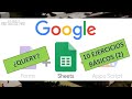10 nuevos ejercicios básicos de QUERY en Google Sheets (y no tan básicos)