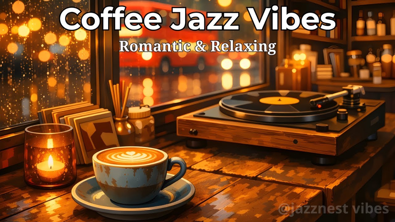 JazzNest Vibes (Vol.1) | Coffee Shop Love Songs - Smooth Jazz Pop for Late Nights & Rain