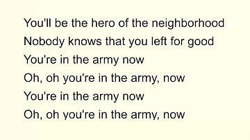 Captain jack | in the army now lyrics
