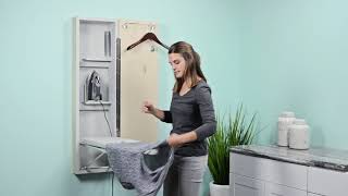 Iron-A-Way ANE-42 Deluxe Swivel Recessed or Surface Wall Mounted Ironing Center | KitchenSource.com