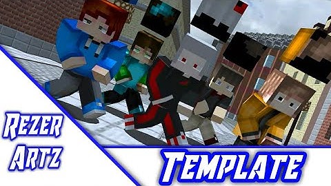 #6 intro Minecraft Para Template Dance Dynamite Prisma3D | RezerArtz