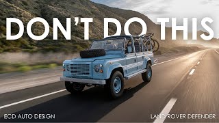 The Biggest Mistakes People Make When Buying a Land Rover Defender
