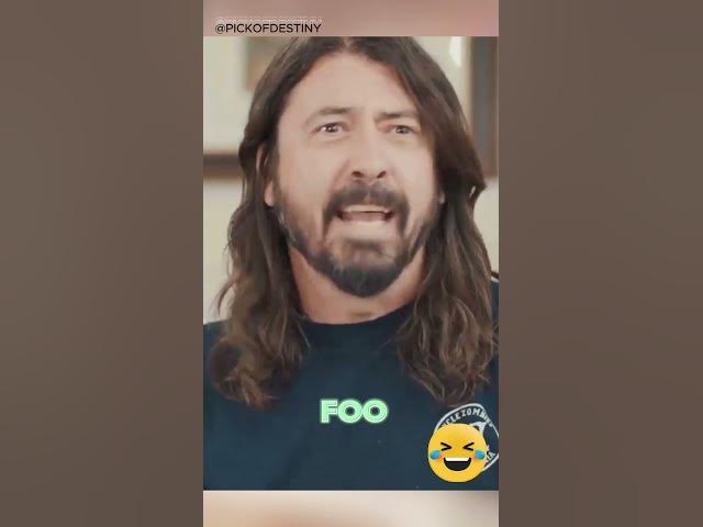 Dave Grohl impersonating Christopher Walken 🤣 #funny #davegrohl #interview #foofighters