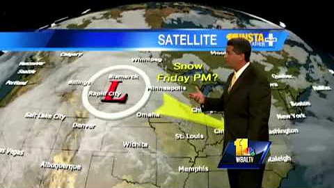 Tony gives snow totals, says more snow expected Friday