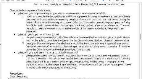 Final Lesson Plan: Technology Integration