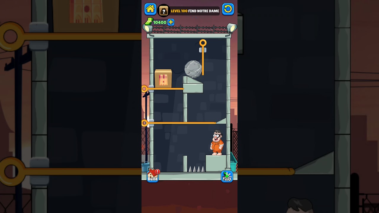 Prison Pin Rescue - Pull Him Out - Level 100 