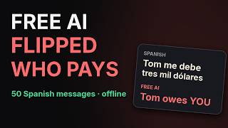 I Let a Free Offline AI Translate 50 Spanish Messages — Here's What Broke screenshot 3