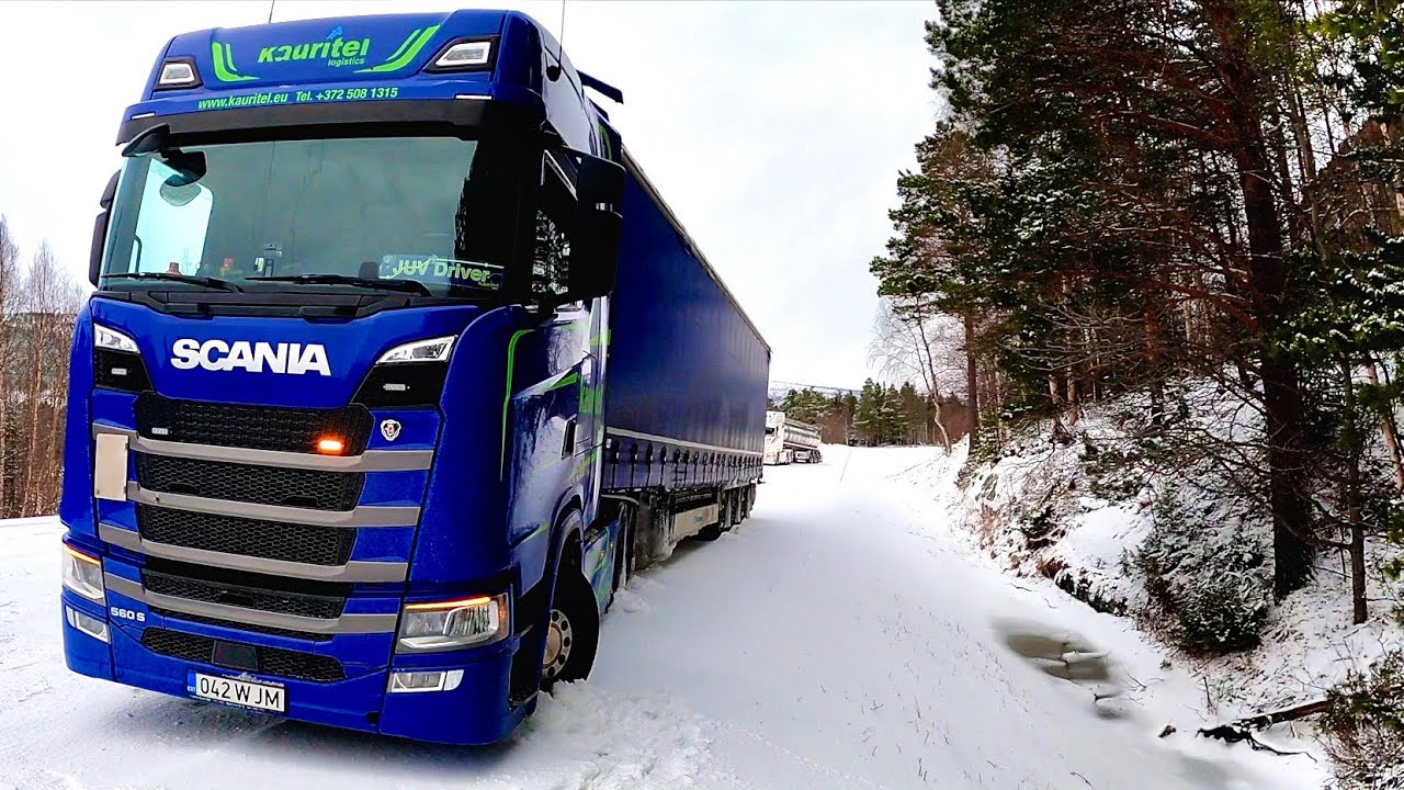 POV Driving, It was a tough day in Norway, Icy road, Serious Accident.