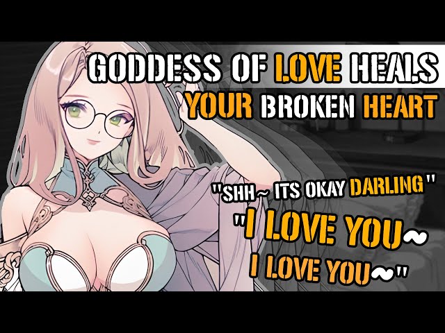 【ASMR ROLEPLAY】 Goddess of Love Heals Your Broken Heart [F4A] [Comfort] [Kissing] [Sleep Aid]