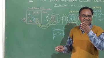 PRACTICAL ON M .G . SET AC TO DC 440 VOLT   ELECTRICIAN WIREMAN, WEEK NO.56.SECOND YEAR