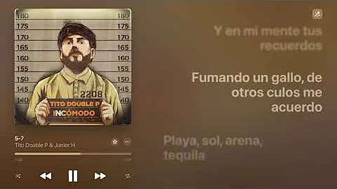 Tito Double P & Junior H - 5-7 (LETRA)
