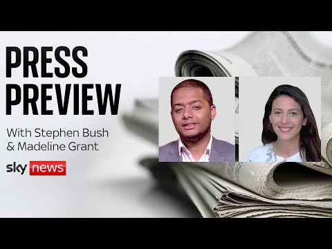 The Press Preview - a first look inside Monday's newspapers