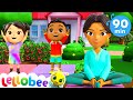 Relax and Stay Calm with Yoga | Lellobee City Farm 🐝 | Nursery Rhymes for Babies