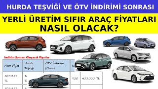 Hurda Teşviği Ve Ötv İndirimli Yerli Üretim Egea, Clio, Megane, İ10, İ20, Corolla, Bayon Fiyatları
