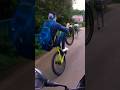 WHEELIE ON ROAD ON BICYCLE|| CYCLE STUNT VIDEO #shorts #shortsvideo #stunt