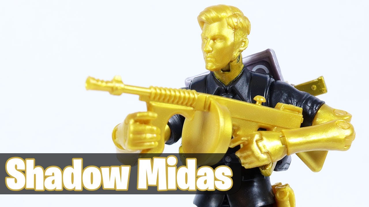 Fortnite Boneco Midas Shadow Legendary Series 15cm - Sunny