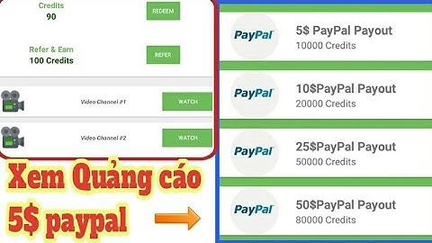 App Mới Auto Xem Quảng Cáo Kiếm 5$ Rút Về PayPal | Kiếm Tiền Online 2020