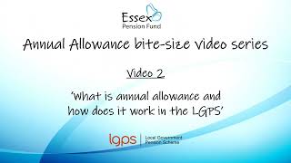 Annual Allowance 2025 Bite-Size Video 2 – What is Annual Allowance?