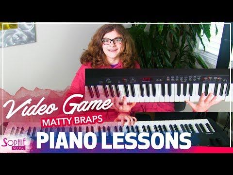 MattyBRaps - Video Game | Piano Lessons for Beginners & Chords (by Sophie Pecora)