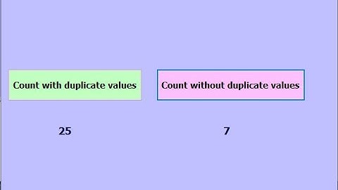 Programming with VB.net: Count records in access database with and without duplicate values