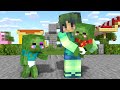 Monster school  baby zombie homeless and angry zombie family  minecraft animation