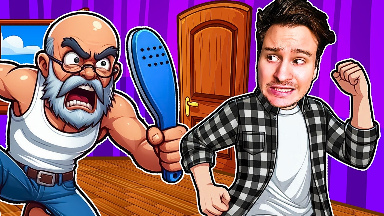MON VOISIN FOU VEUT ME FRAPPER AVEC DES CLAQUETTES ! (Evil Neighbor)