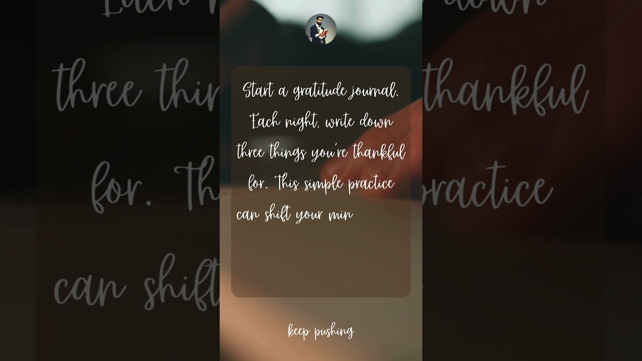 Gratitude as a Daily Practice 