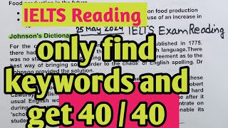 ielts reading tips and tricks 25 may 2024 IELTS exam Reading answers| ielts 9reading