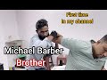 Asmr Head Massage and Shoulder Massage with Neck Crack By Michael Barber Brother