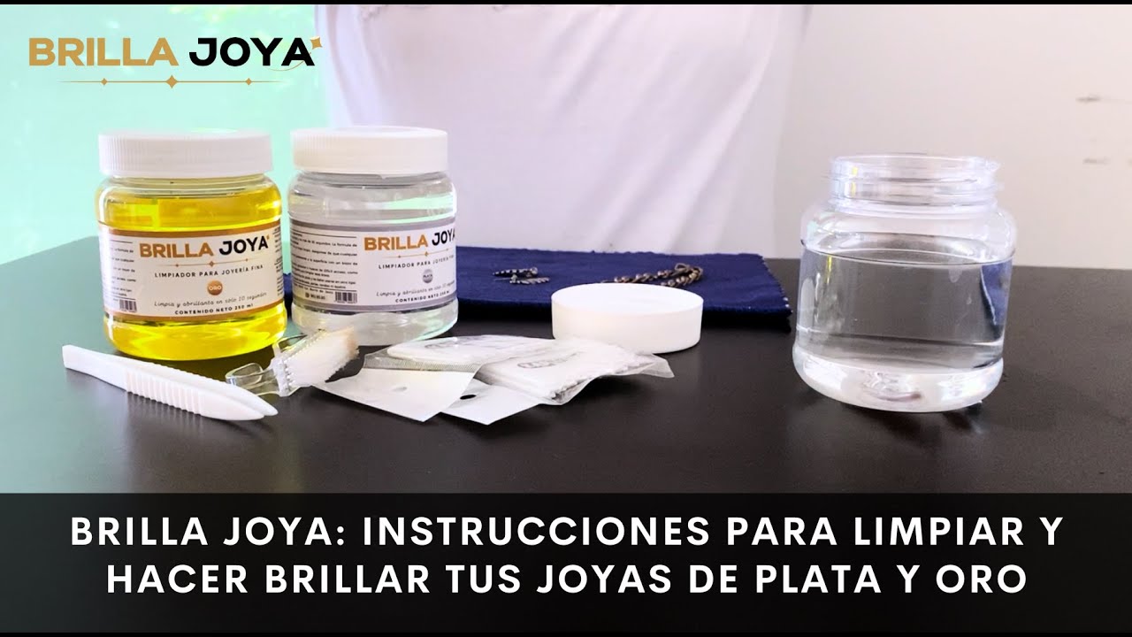 Brilla Joya: Instrucciones para limpiar y hacer brillar tus joyas de plata y oro