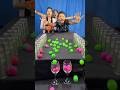 Amazing ball roll funny family challenge ✅#shorts #games