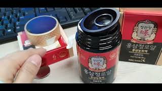 내돈내산 건강식품 추천! 6년근 홍삼진액 Korean red ginseng Extract Pills