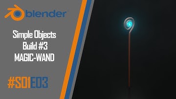 Blender Beginner Tutorial | MAGIC-WAND | Modelling & Materials | Blender 2.90.1