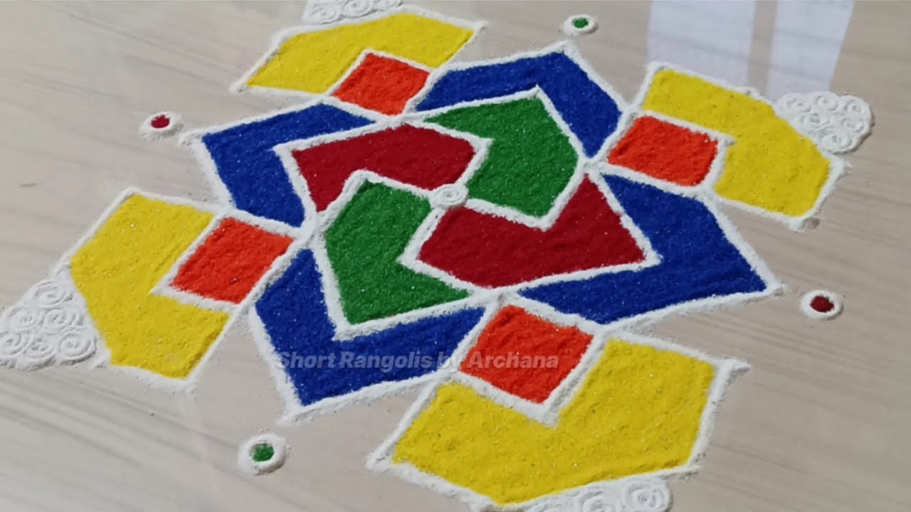 || 7x7 Dot's Rangoli Design Very Beautiful || Dot's Mugullu || Easy Dot's Kolam ||