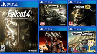 All Fallout Games On Ps4 Playstation 4