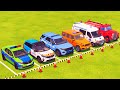 VUS GAME - TRANSPORTING POLICE CARS, FIRE DEPARTMENT, AMBULANCE VEHICLES WITH TRUCKS - FS22 #160