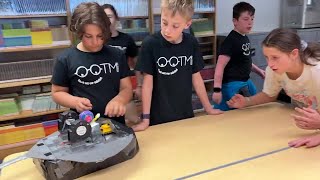 Video: Skaneateles elementary students demonstrate their Odyssey of the Mind hovercraft