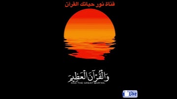 مقطع من سورة الحجر (وَمَا خَلَقْنَا السَّمَاوَاتِ وَالْأَرْضَ وَمَا....)..(85)( راحة نفسية ♥️ )
