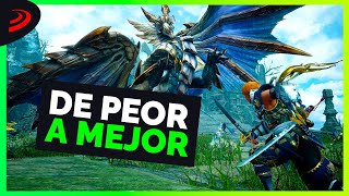 Todos los MONSTER HUNTER ordenados de PEOR a MEJOR