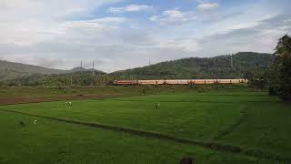 Train Passing Utralikavu Near Shornur
