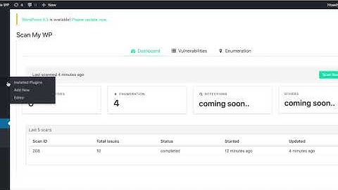 Scan My WP   WordPress Security Scanner