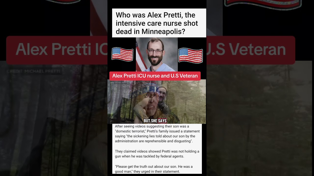 A vigil was held near the scene of the shooting of Alex Pretti killed by ICE  