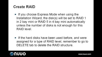 NUUO NVRmini 2  RAID & File System 720p